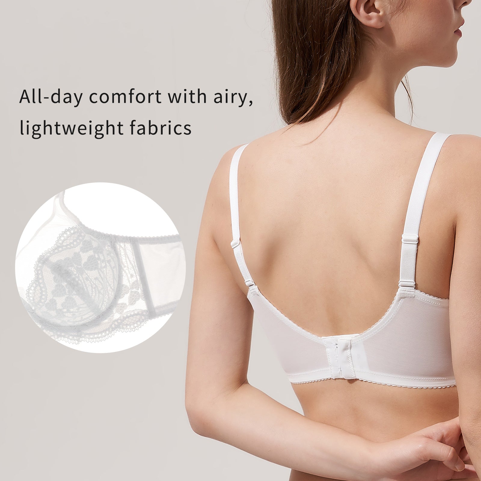 34dd Bras for Women Bras for Women No Underwire Plus Size Comfort  Breathable Full Coverage Padded Bralette Everyday Bra Deals with Coupons  Beige at  Women's Clothing store