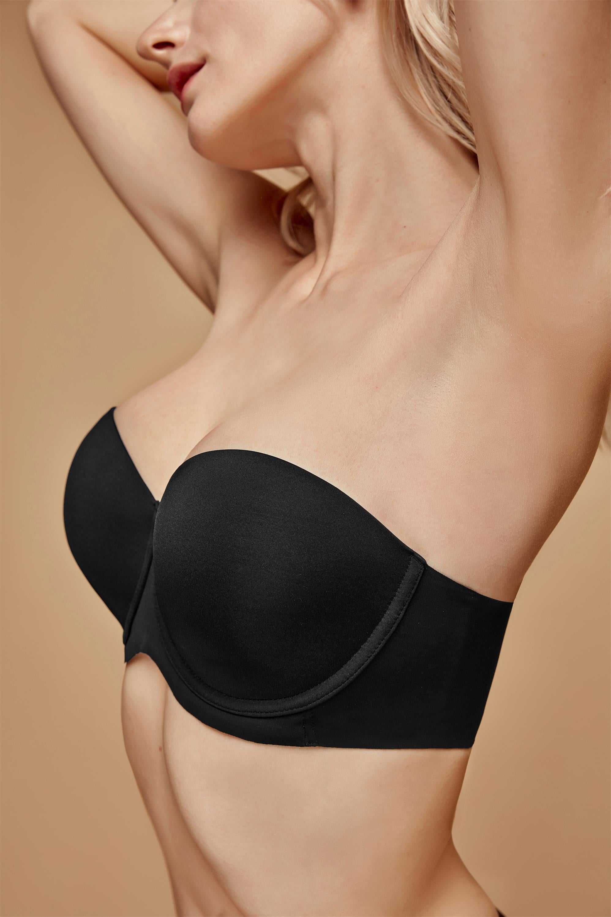 Half Cup Seamless Strapless Underwear Ladies Up to Support The